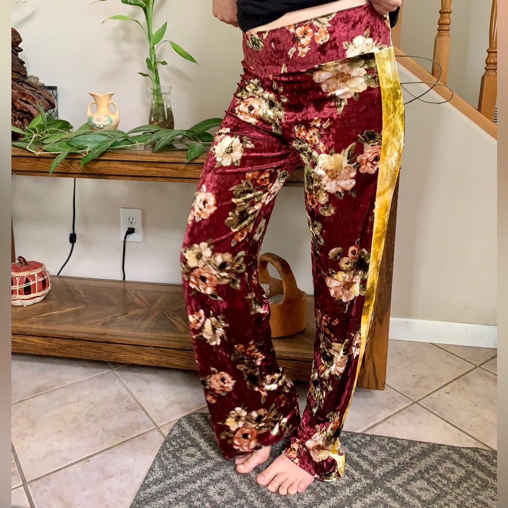Velvet Y2K Floral Pants